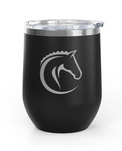 Wine Tumblers -  12 oz. - Horse Profile