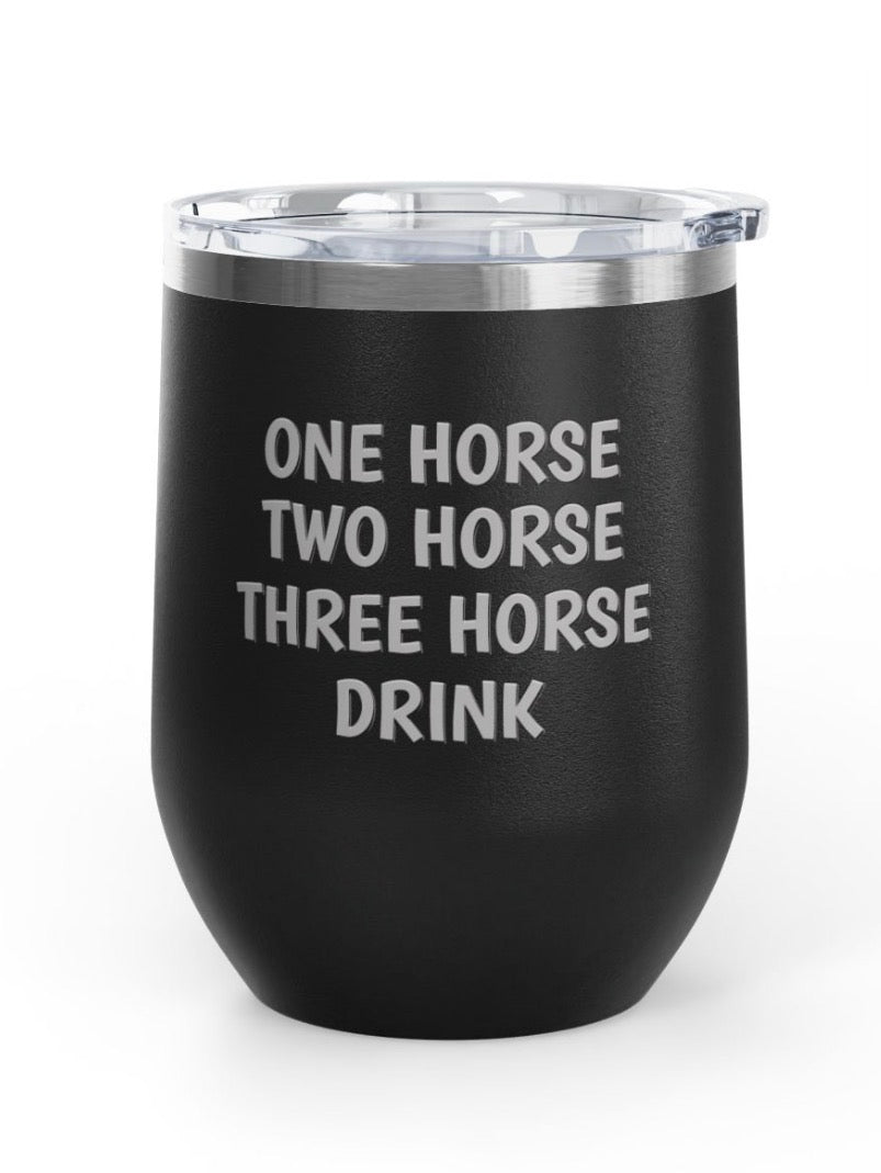 Wine Tumblers, 12 oz. - One/Two/Drink