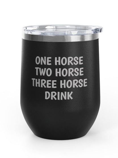 Wine Tumblers, 12 oz. - One/Two/Drink