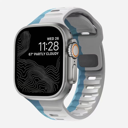 Silicone Reverse-buckle Watch Band