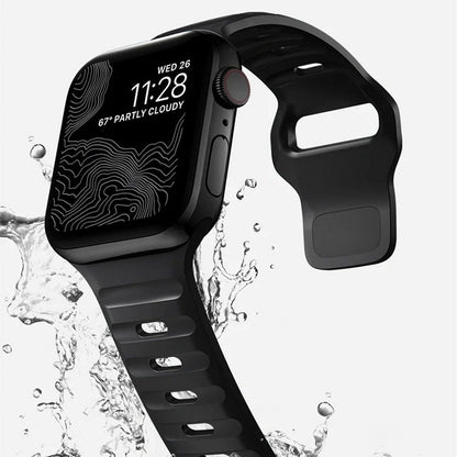 Silicone Reverse-buckle Watch Band