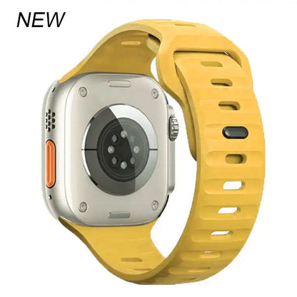 Silicone Reverse-buckle Watch Band