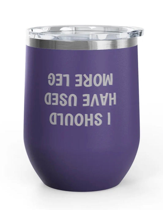Wine Tumblers, 12 oz. - Engraved - More Leg