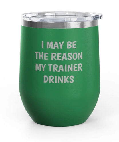 Wine Tumblers, 12 oz. - Engraved - Trainer Drinks