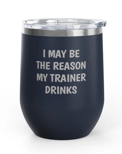 Wine Tumblers, 12 oz. - Engraved - Trainer Drinks