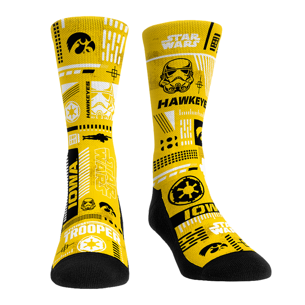 Iowa Hawkeyes - Star Wars - Stormtrooper Pattern