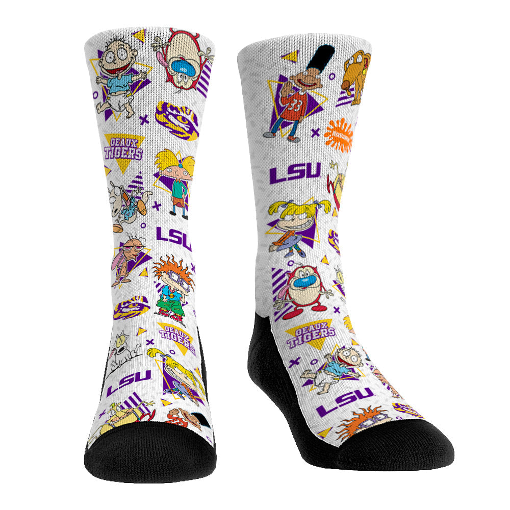 LSU Tigers - 90's Nickelodeon Characters All-Over