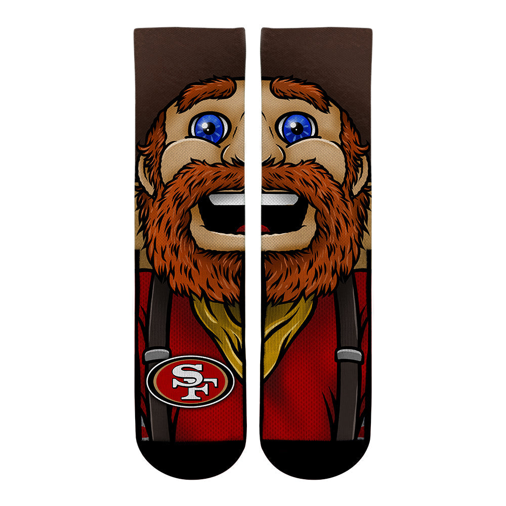 San Francisco 49ers - Split Face Mascot