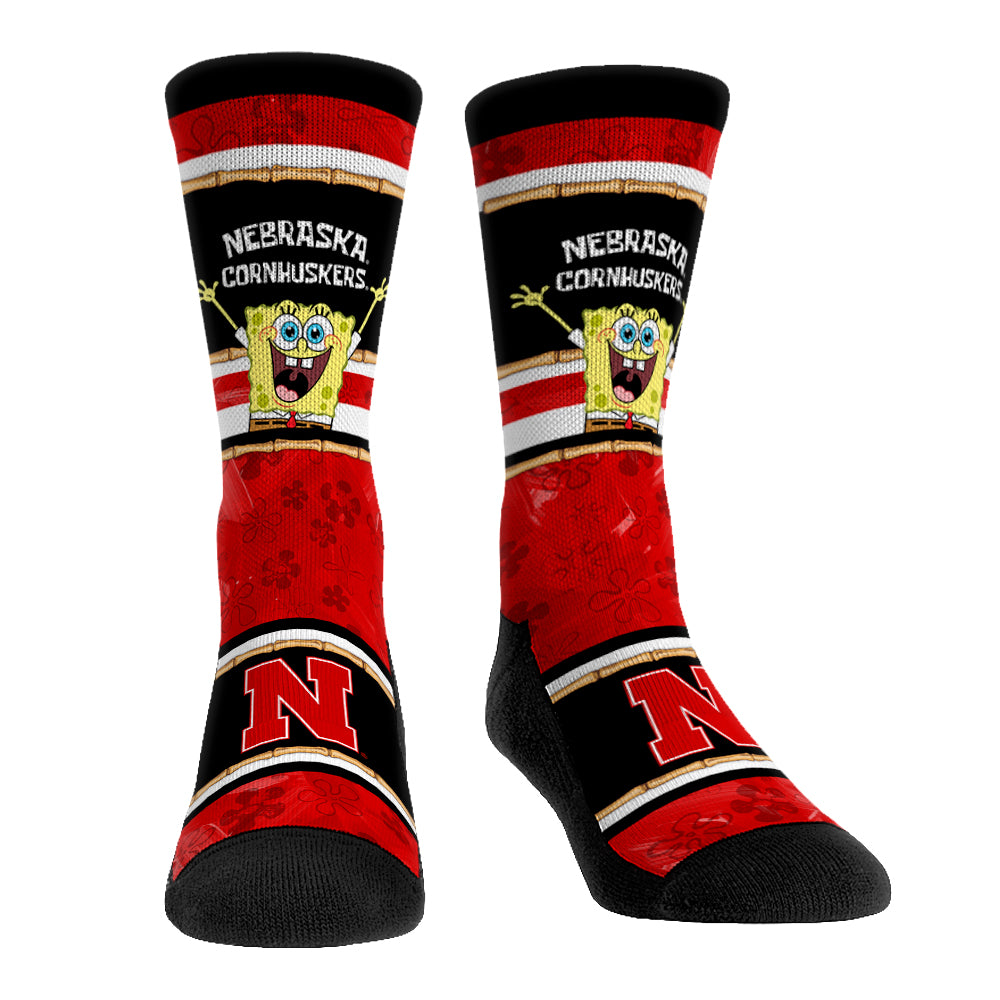Nebraska Huskers - SpongeBob SquarePants Tiki Stripe