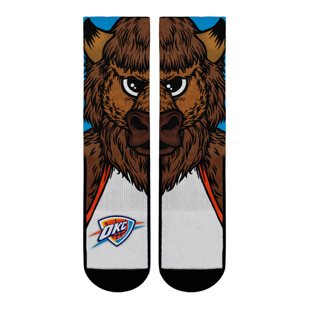 Oklahoma City Thunder - Split Face Mascot
