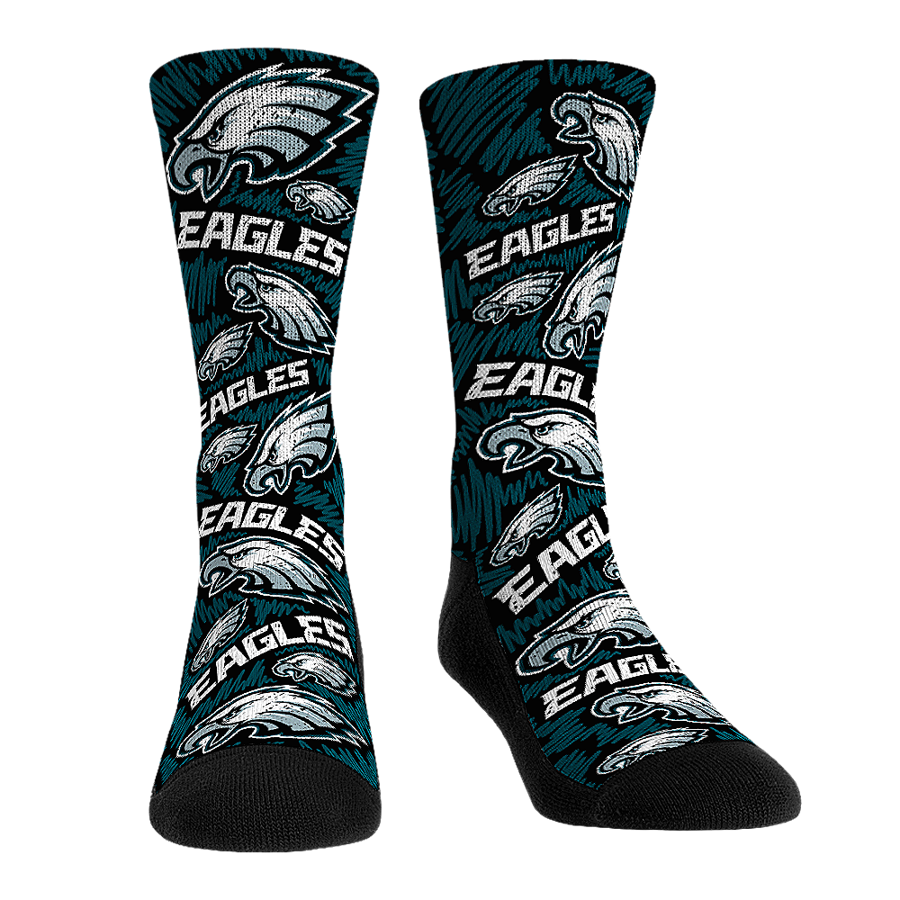 Philadelphia Eagles - Logo Sketch (Black)
