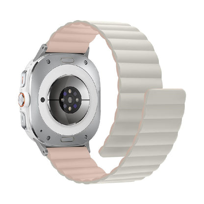 Magnetic Silicone Sport Band for Galaxy Watch 7 Ultra/8 Ultra