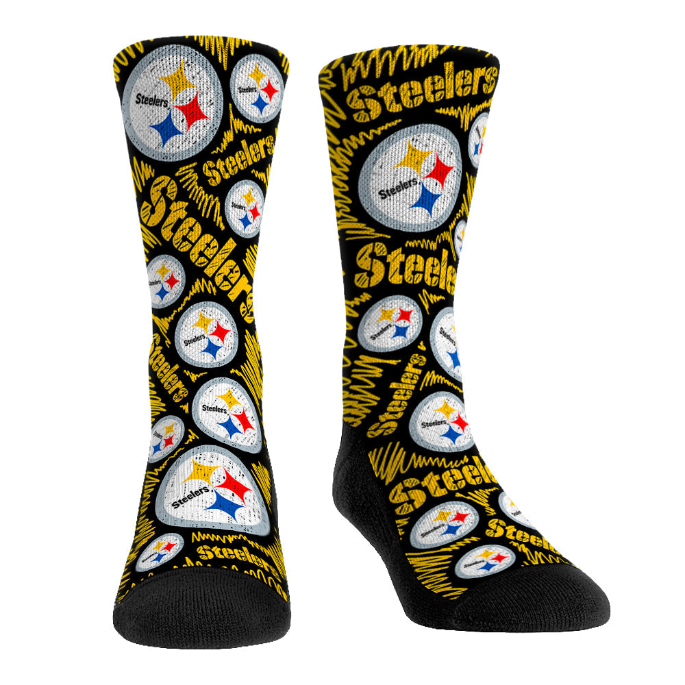 Pittsburgh Steelers - Logo Sketch (Black)