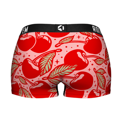 Women's Boy Shorts - Cherries