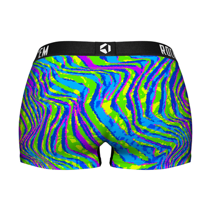 Women's Boy Shorts - Neon Wave