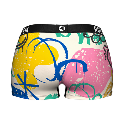 Women's Boy Shorts - Rock 'Em Graffiti