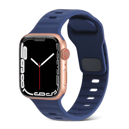 Silicone Reverse-buckle Watch Band