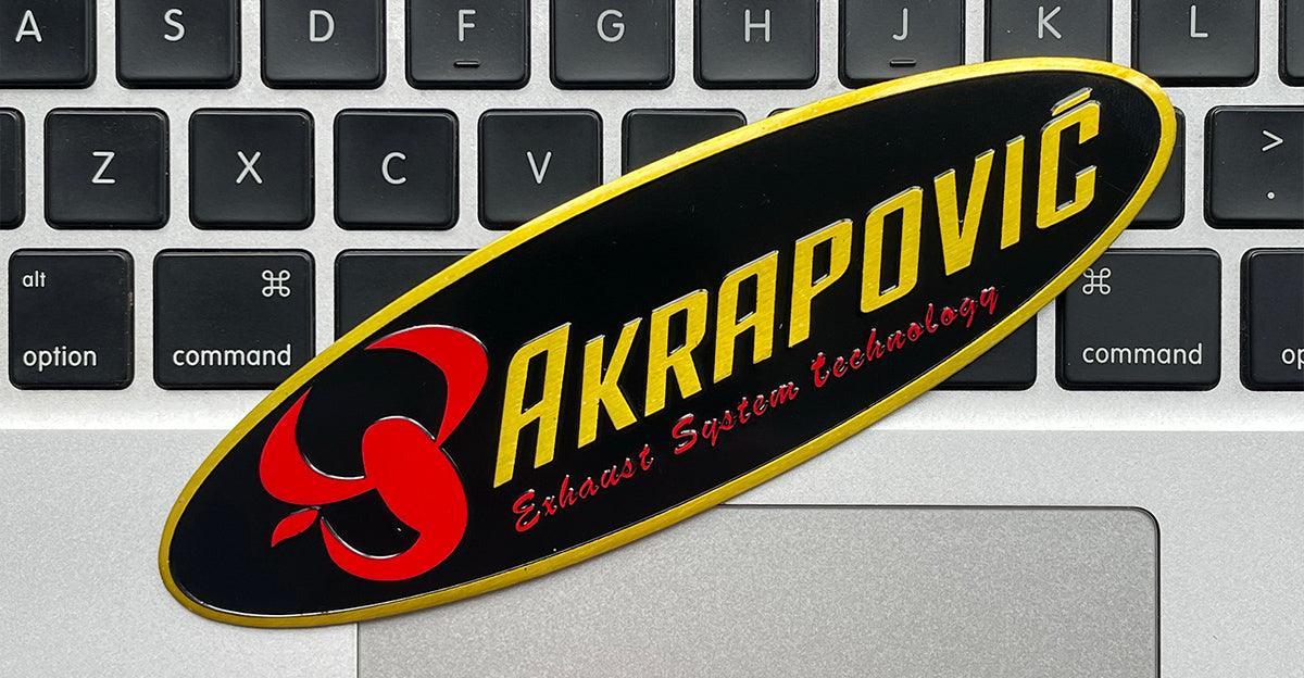 Motorcycle Exhaust Brand Sticker