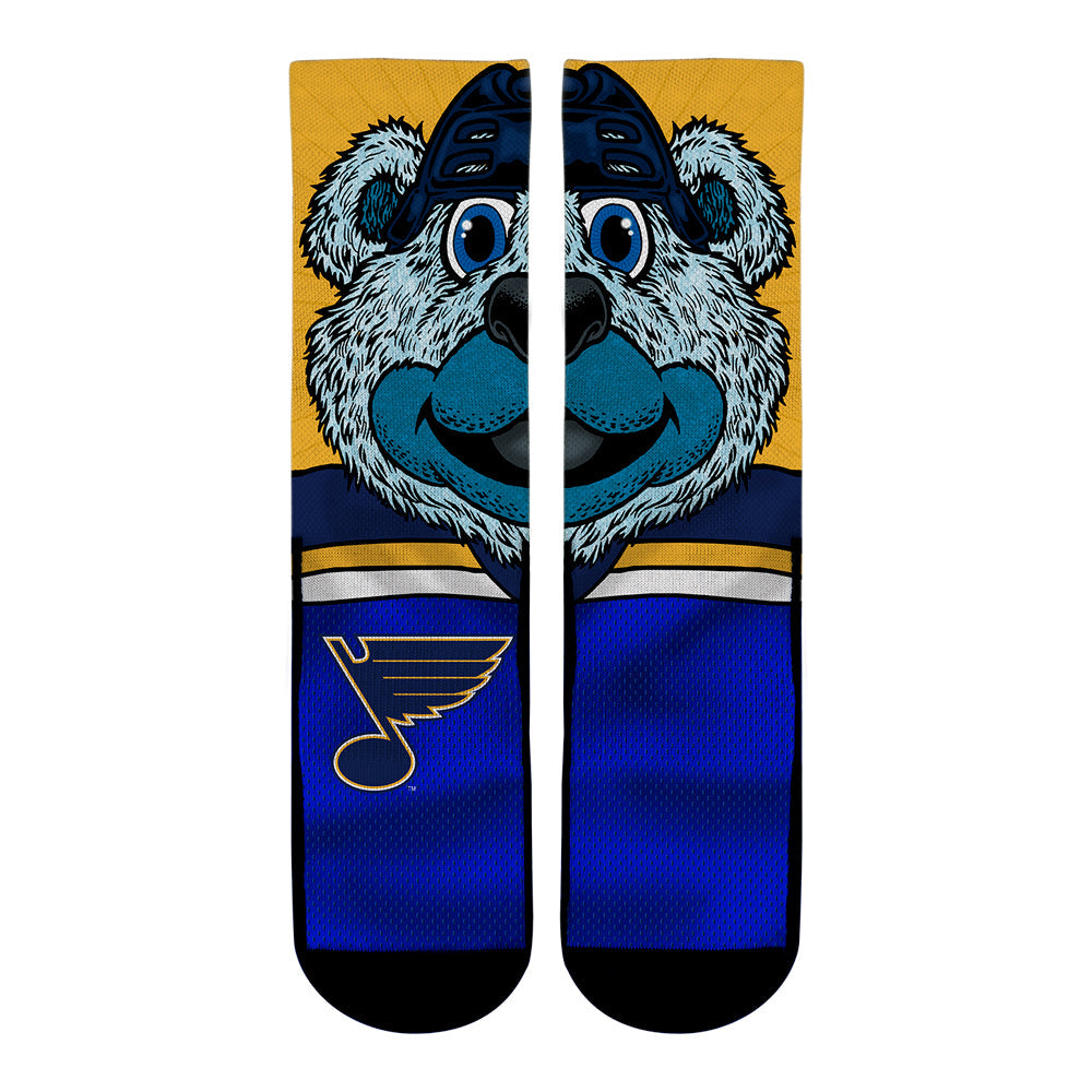 St. Louis Blues - Split Face Mascot