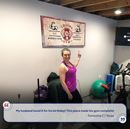 Gym Sign X