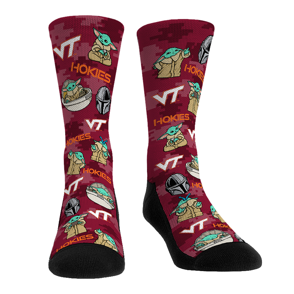 Virginia Tech Hokies - Star Wars - Grogu All-Over