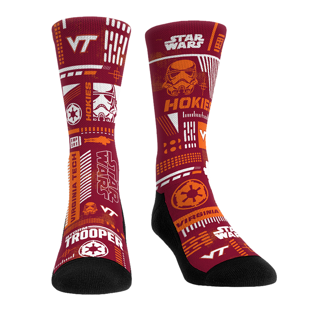Virginia Tech Hokies - Star Wars - Stormtrooper Pattern
