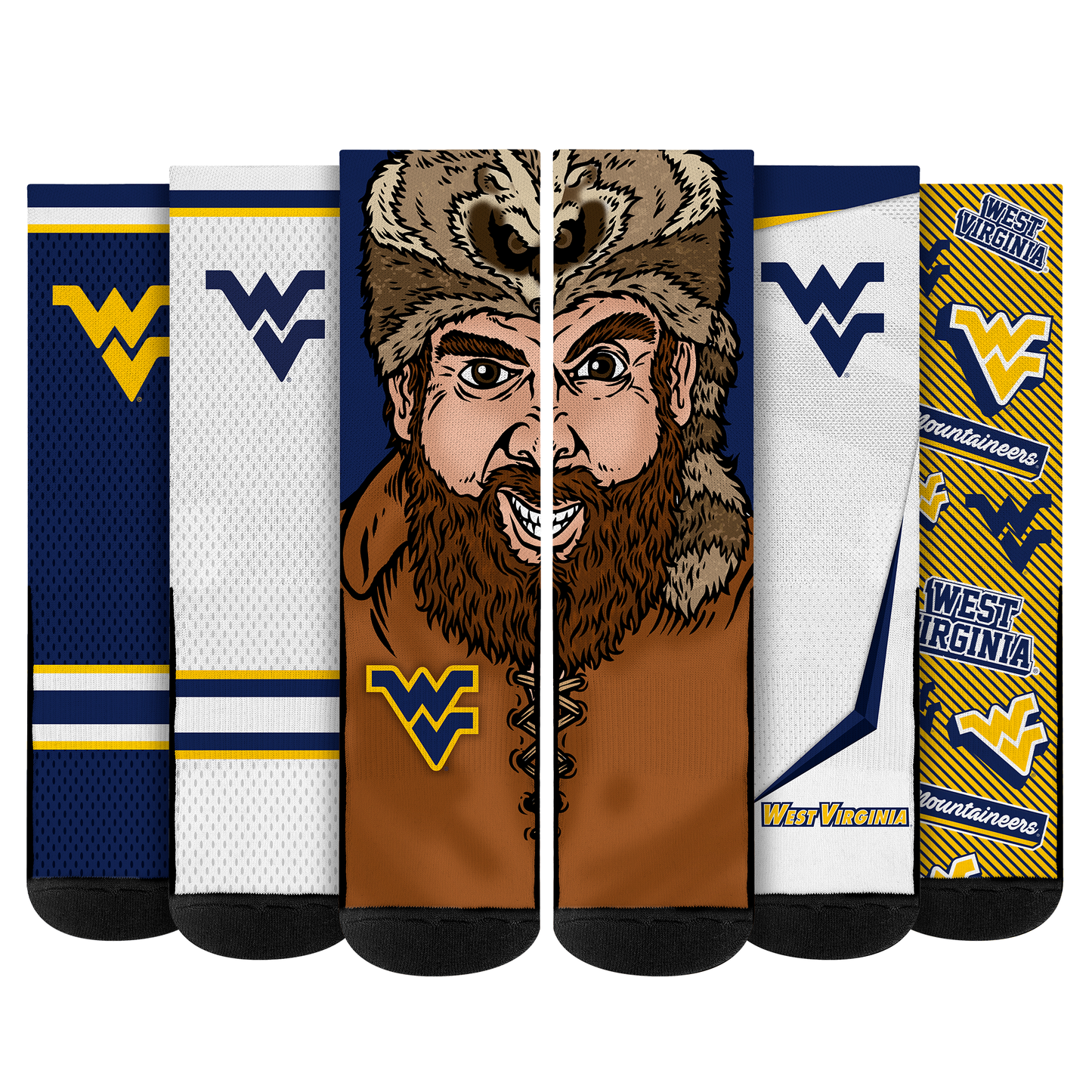 West Virginia Mountaineers - Super Fan Bundle 5-Pack