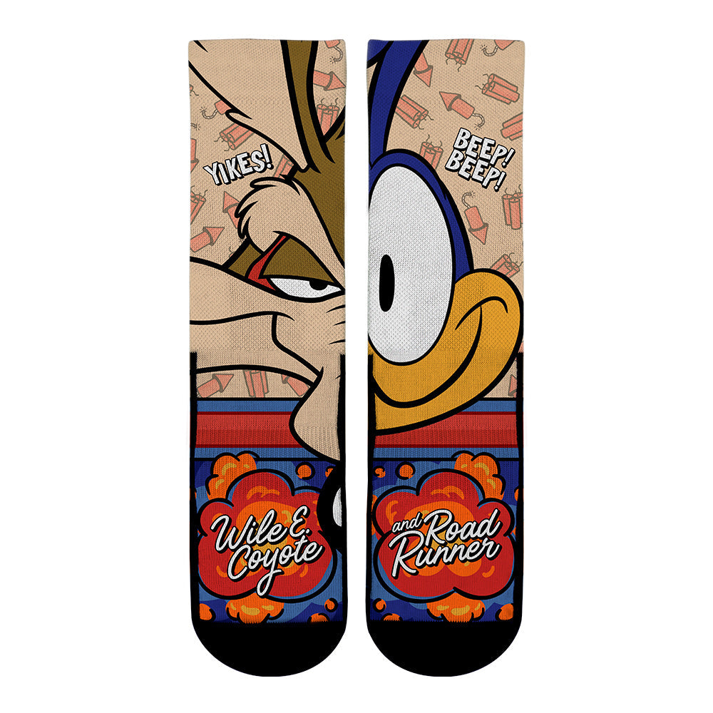 Wile E. Coyote & Road Runner - Split Face