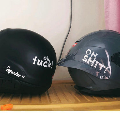 Attitude Helmet Sticker-hand painted style