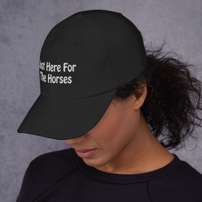 Dad hat - Just Here For The Horses