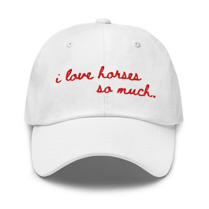 Dad hat - I Love Horses