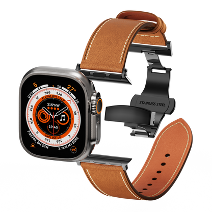Leather Butterfly Band – Ideal Gift for Apple Watch