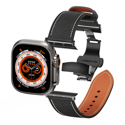 Leather Butterfly Band – Ideal Gift for Apple Watch