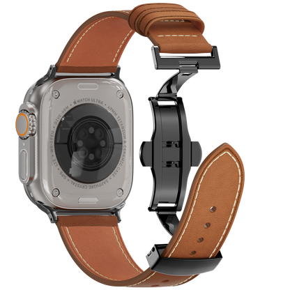 Leather Butterfly Band – Ideal Gift for Apple Watch