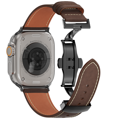 Leather Butterfly Band – Ideal Gift for Apple Watch