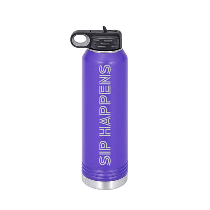 Water Bottles, 32 oz. - Engraved - Sip Happens