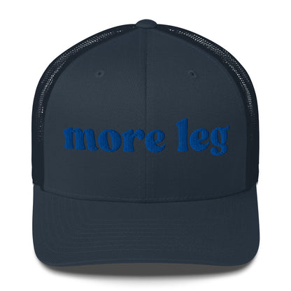 Retro Trucker Cap/Embroidered - More Leg