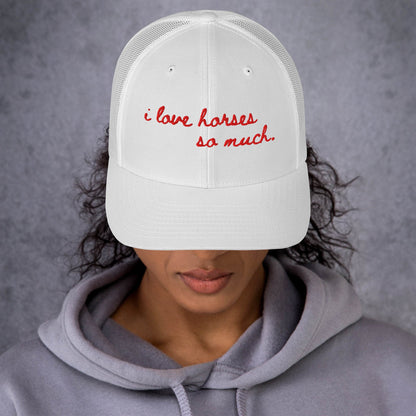 Trucker Cap - I Love Horses