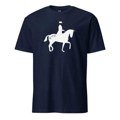 Short-Sleeve Unisex T-Shirt - Dressage Silhouette