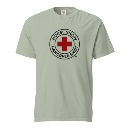 Unisex garment-dyed heavyweight t-shirt - Horse Show Hangover Shirt