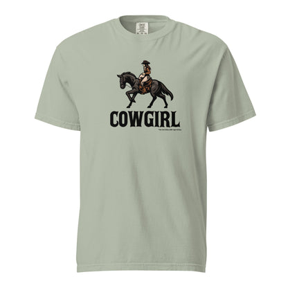 Unisex garment-dyed heavyweight t-shirt - Cowgirl