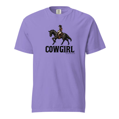 Unisex garment-dyed heavyweight t-shirt - Cowgirl