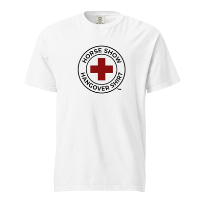 Unisex garment-dyed heavyweight t-shirt - Horse Show Hangover Shirt