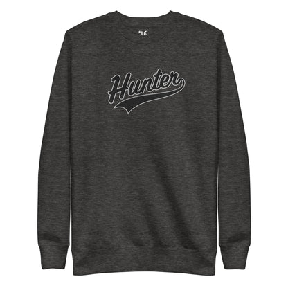 Unisex Premium Sweatshirt - Sporty Logo Hunter - Embroidered