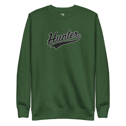 Unisex Premium Sweatshirt - Sporty Logo Hunter - Embroidered