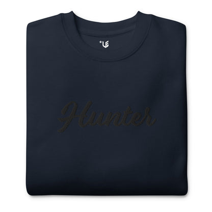 Unisex Premium Sweatshirt - Embroidered - Hunter (Darker Hues)